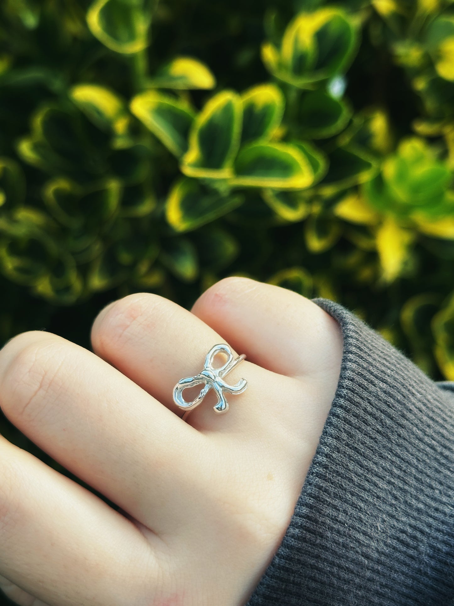 Melted Bow Ring