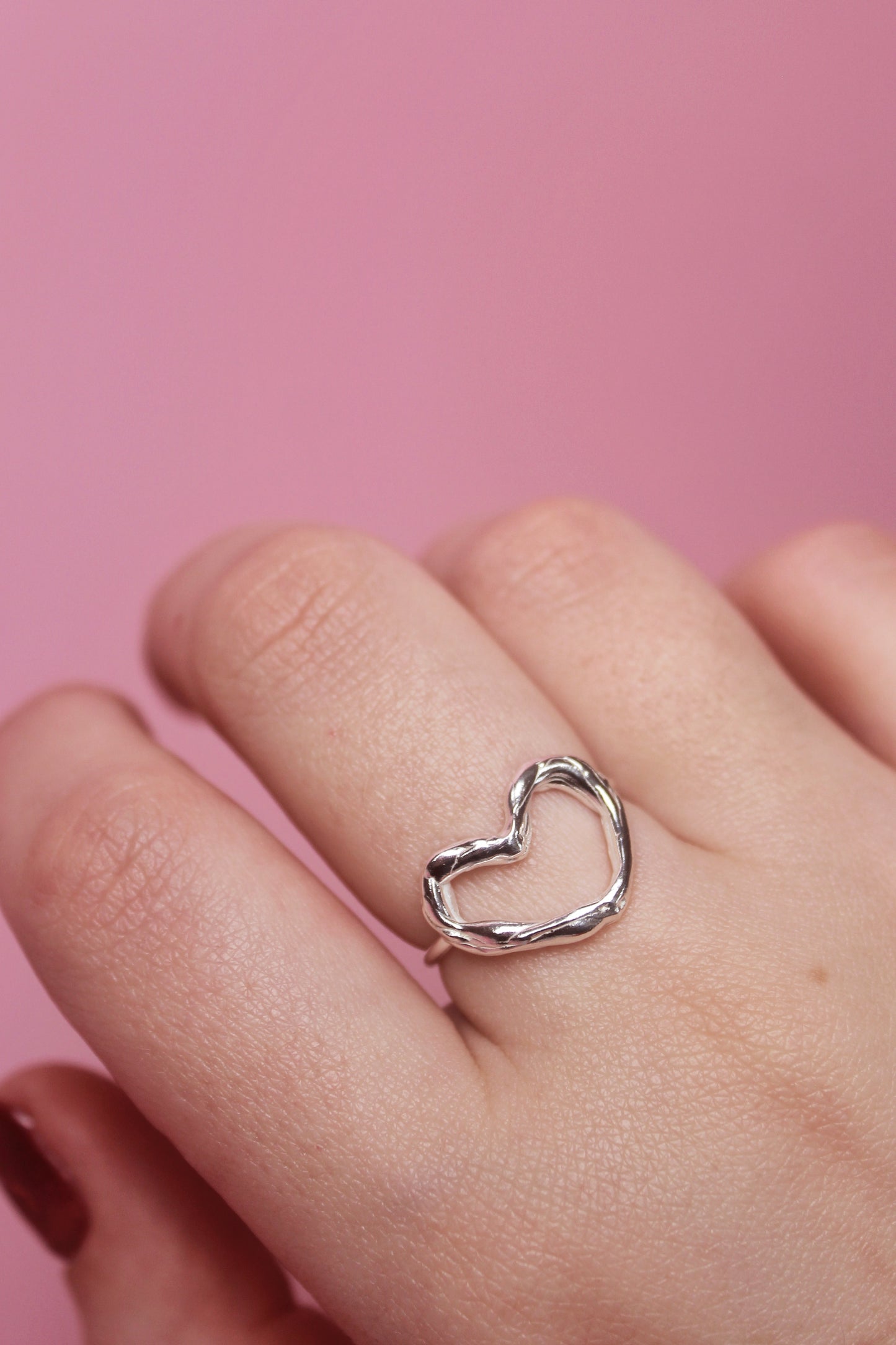 Melted Heart Ring