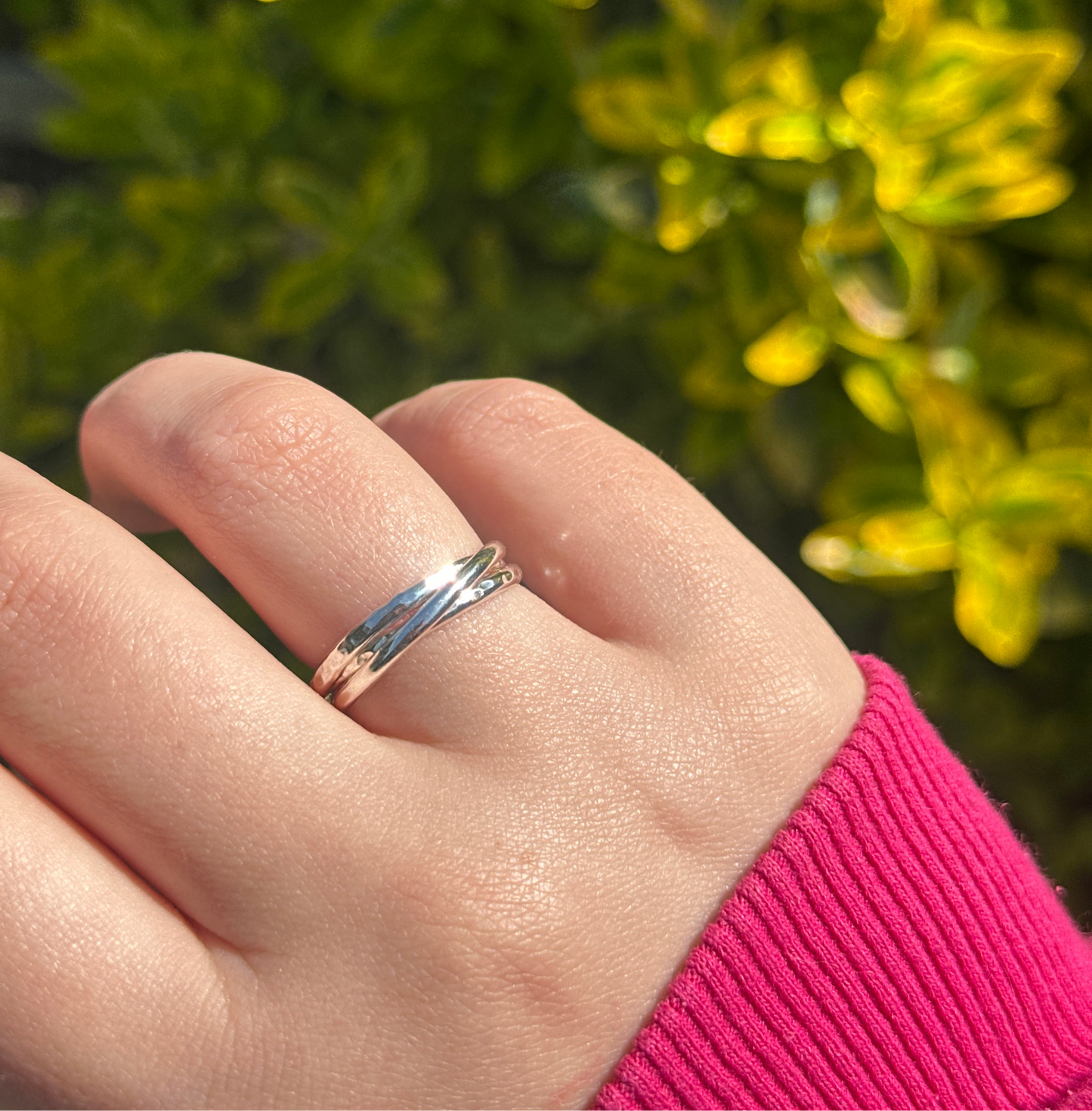 Hammered Rolling Ring