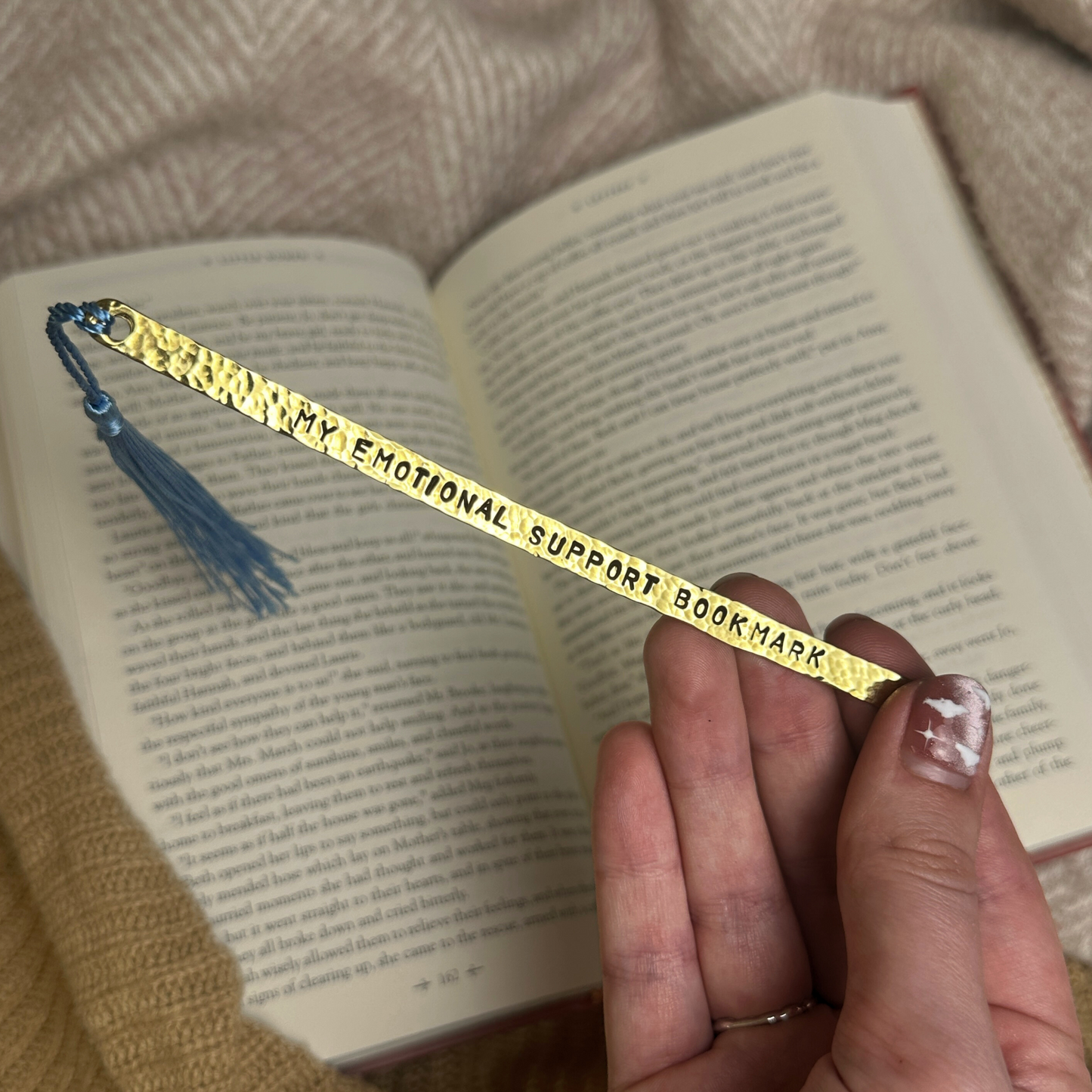 Luxury Stamped Brass Bookmark