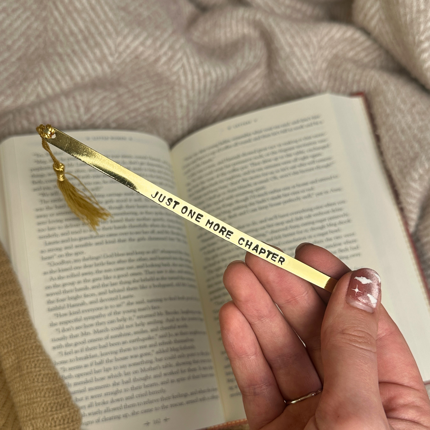 Luxury Stamped Brass Bookmark