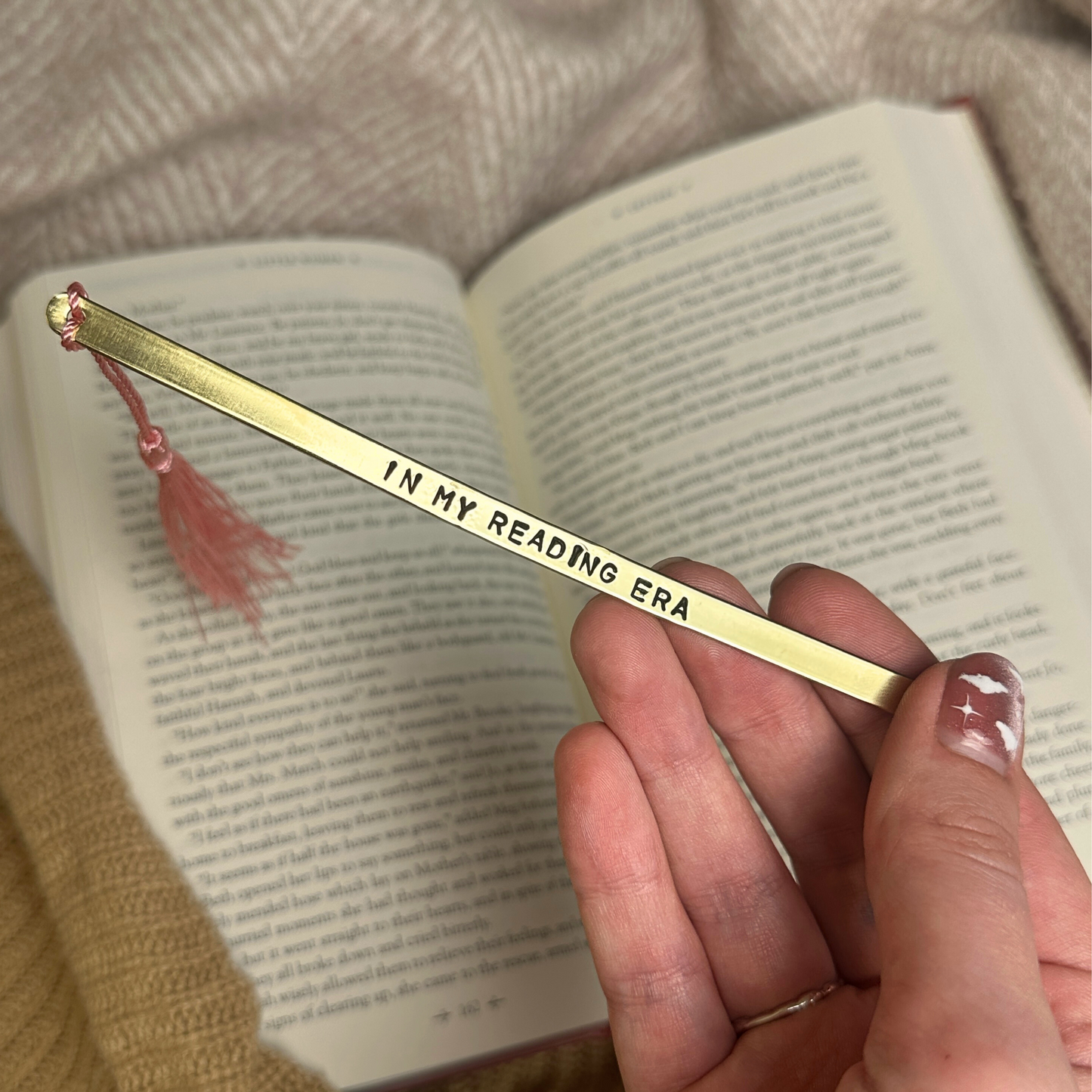 Luxury Stamped Brass Bookmark