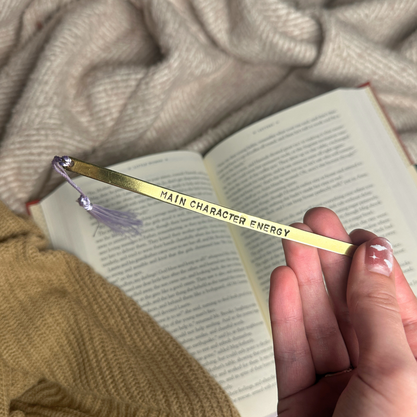 Luxury Stamped Brass Bookmark