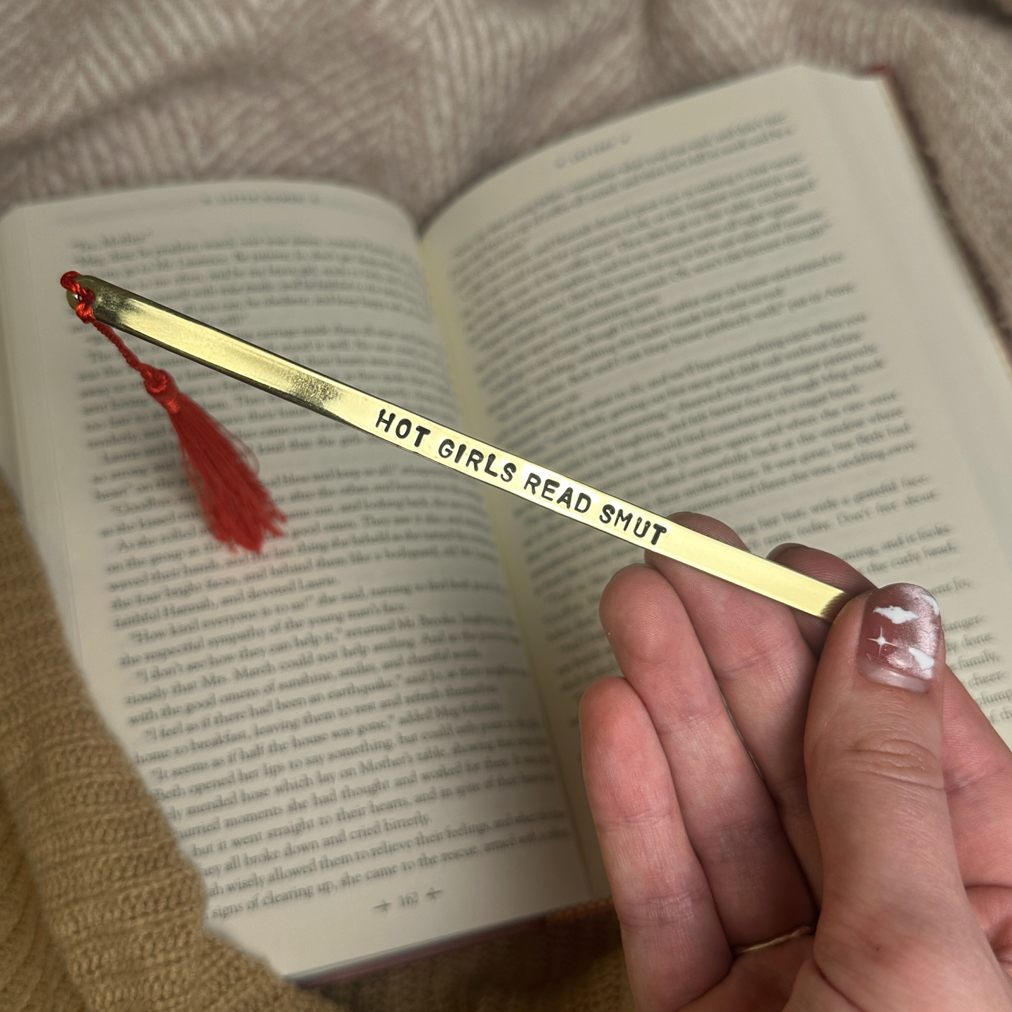 Luxury Stamped Brass Bookmark