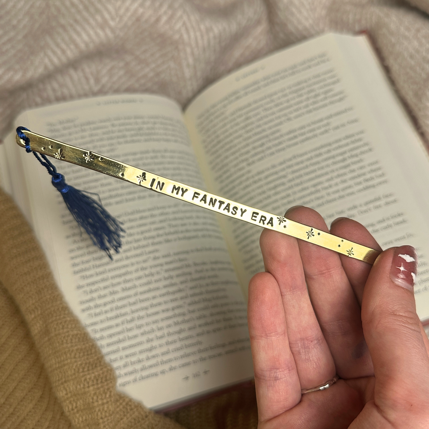 Luxury Stamped Brass Bookmark