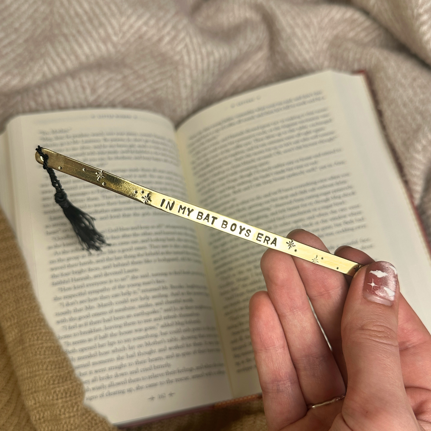 Luxury Stamped Brass Bookmark
