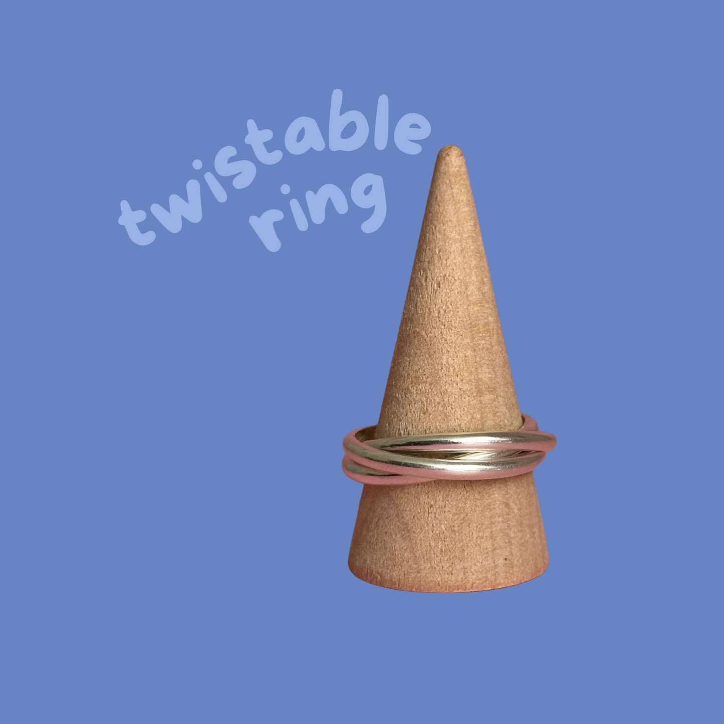Chunky 3 Band Rolling Ring