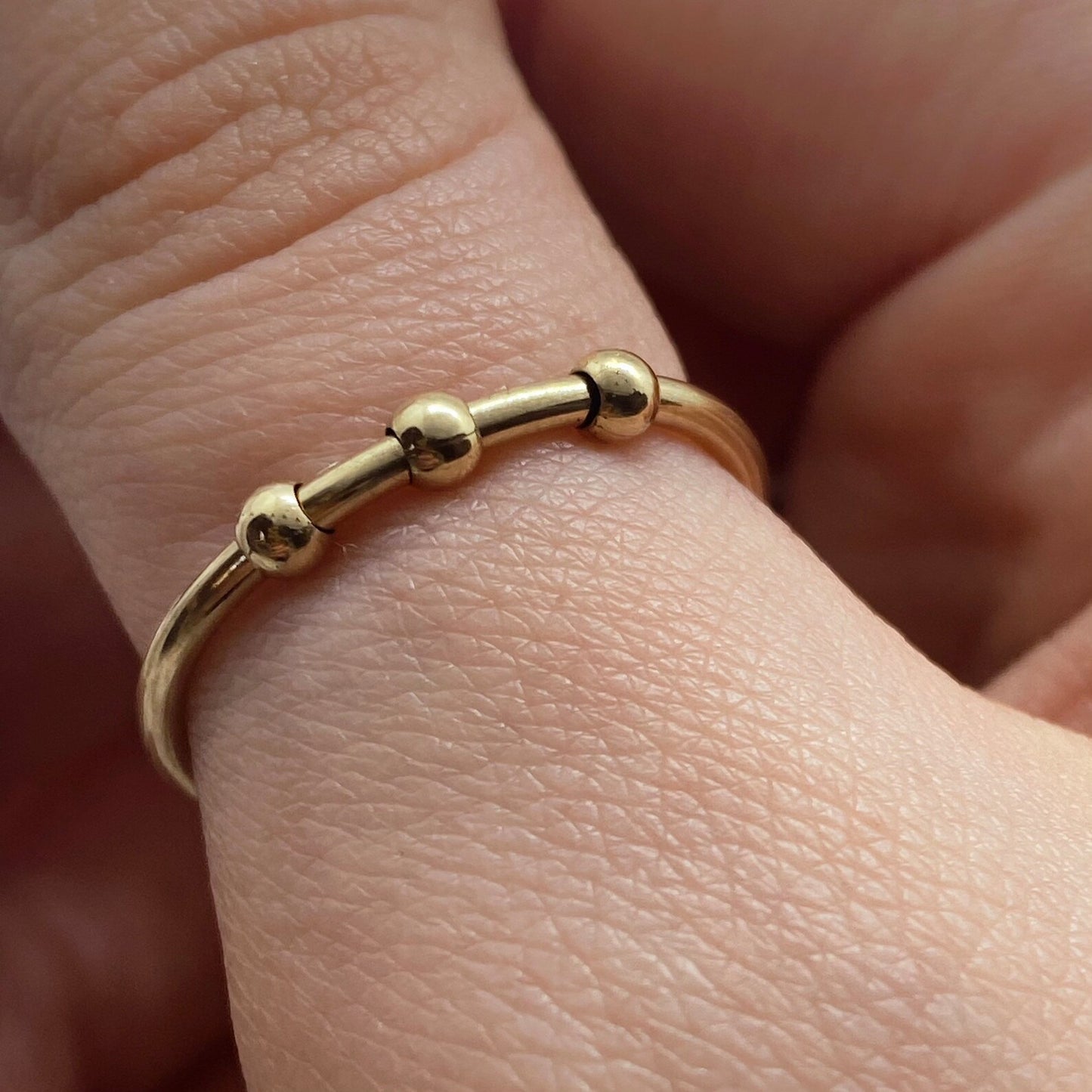 Gold Filled Anxiety Ring