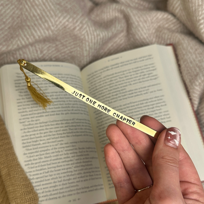Luxury Stamped Brass Bookmark