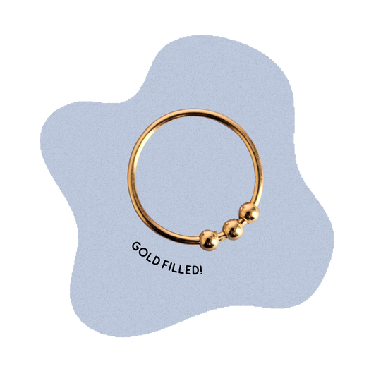 Gold Filled Anxiety Ring