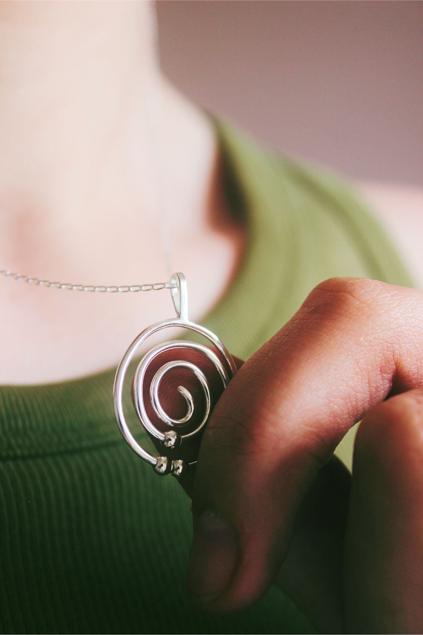 Spiral Anxiety Necklace